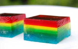 The amazing rainbow Jell-O